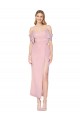 Mermaid Cold Shoulder Short Knee Length Chiffon Prom Dress UK Clearance