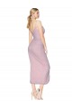 Short Knee Length Chiffon Wrap Cocktail Prom Dress / Homecoming Dress with Straps UK Clearance