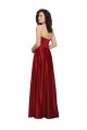Strapless Satin Prom Dress with Beaded Pocket and Soft Pleating UK Clearance