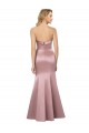 Old Hollywood-Inspired Strapless Satin Prom Dress UK Clearance