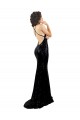 Sleek Fishtail Shaped Open Back Sequin Prom Dress UK Clearance