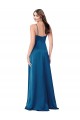 Cowl Neck Salky Satin Prom Dress UK Clearance