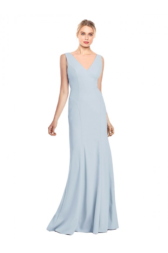 Sleeveless Seamed Bodice Trumpet Prom Dress UK Clearance