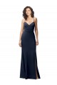 Sweetheart Fit and Flare Stretch Crepe Prom Dress with Side Slit and Strappy Back UK Clearance