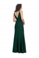 Form Fitting Stretch Crepe A-Line Prom Dress UK Clearance